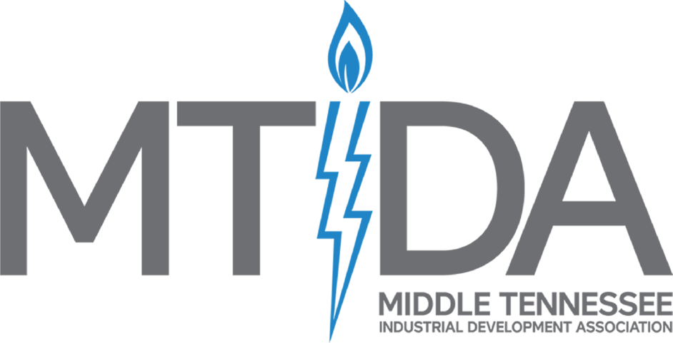 Logo of Middle Tennessee Industrial Development Association, an economic development agency