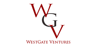 Logo of WestGate Ventures, a full-service real estate company offering development, advisory and brokerage services