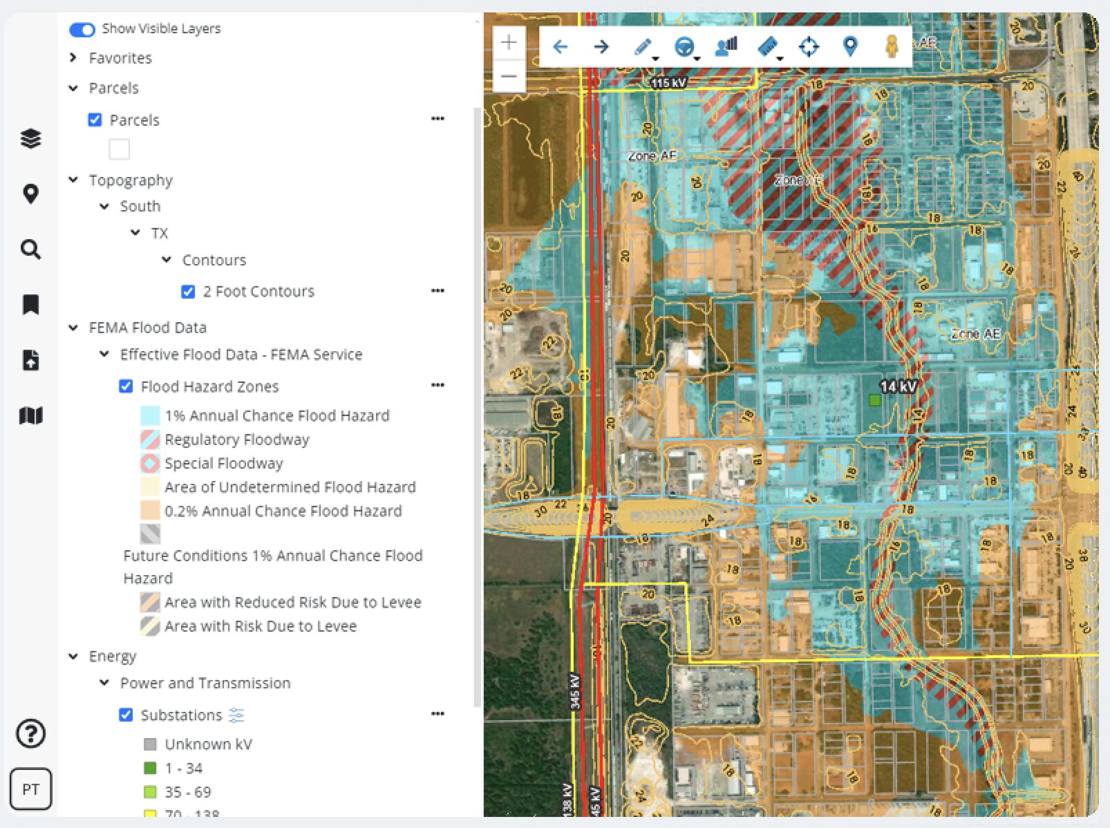 Latapult data layers