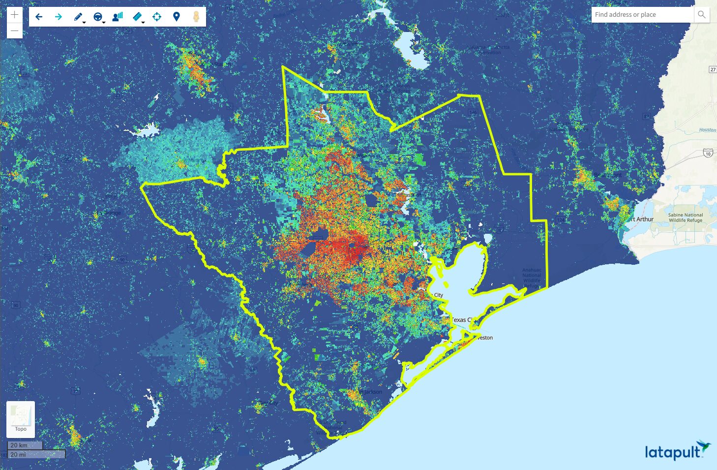 Houston MSA layer