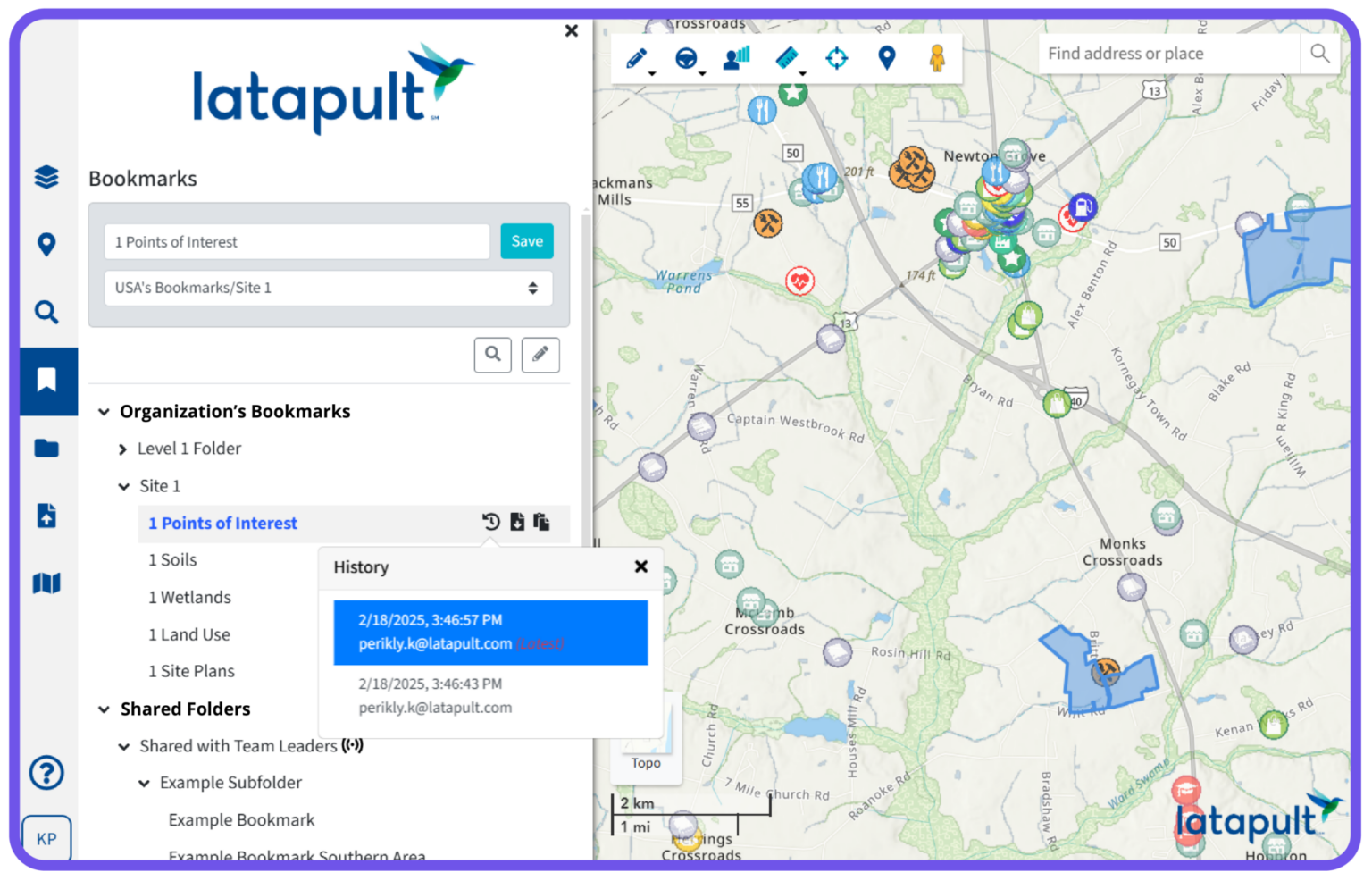 Deep Team Collaboration | Latapult GIS Mapping